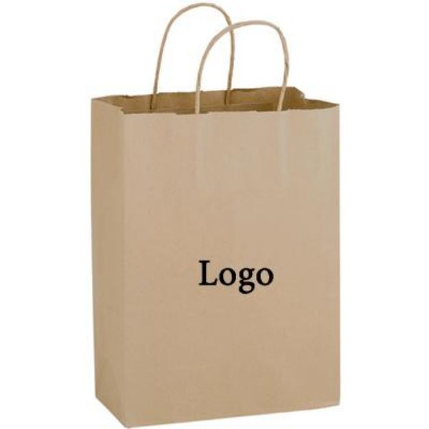 Twisted Paper Handle Shoppers 10x5x13