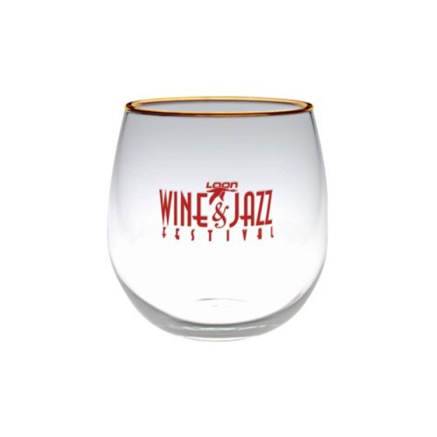 16.75 oz. Custom Stemless Red Wine Glass