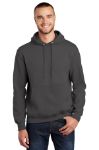 Port and Company Pullover Hooded Custom Sweatshirts in Charcoal