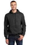 Port and Company Pullover Hooded Custom Sweatshirts in Dark Heather Grey