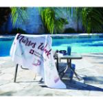 Picture of White Basic Weight Velour Beach Towel