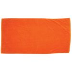 Orange custom beach towel