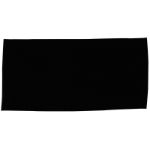 Black custom beach towels