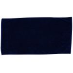 Navy promotional beach towel