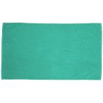 Embroidered Midweight Colorful Beach Towels in Aquamarine