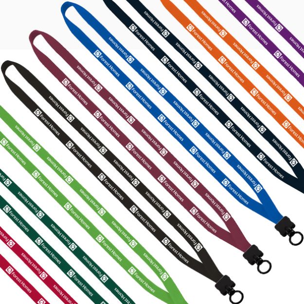 1⁄2" Knitted Cotton Custom Lanyards