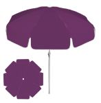 Purple 7.5 ft Patio Umbrella Customized with your Logo by Adco Marketing