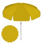 Yellow 7.5 ft Patio Umbrella Customized with your Logo by Adco Marketing