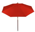 Custom Red Market Umbrella by Adco Marketing