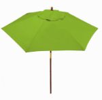 Custom Lime Green Market Umbrella