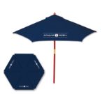 Custom Market Umbrella Navy