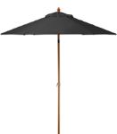 Aluminum Custom Market Umbrella in Black