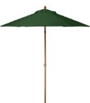 Aluminum Custom Market Umbrella in Hunter