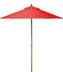 Aluminum Custom Market Umbrella in Red