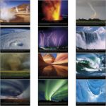 Power of Nature Wall Calendar Monthly View