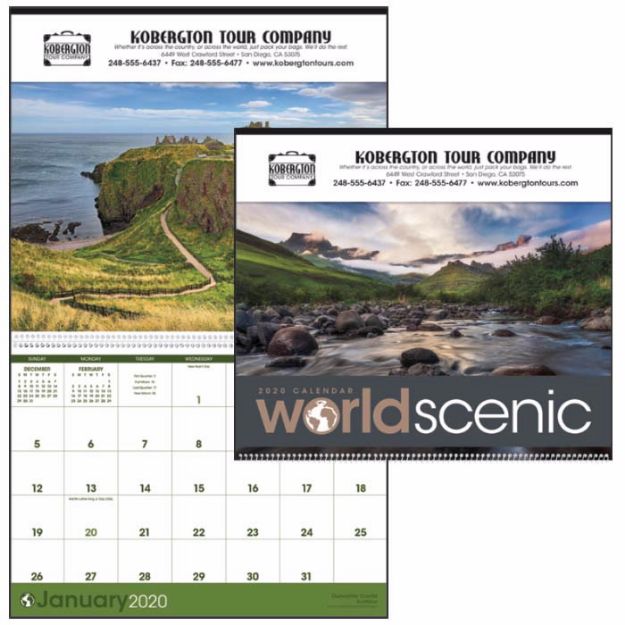 World Scenic Photos Executive Custom Calendars
