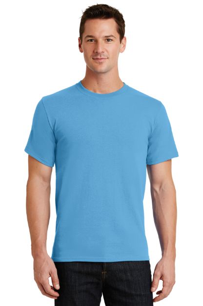 Port and Company 100% Cotton Basic  Color Custom T-Shirts