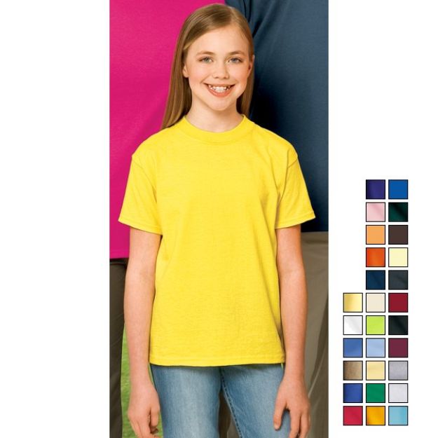 Port and Company Youth Cotton Screened T-shirts