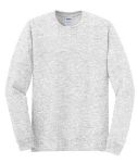 Gildan Heavy Cotton 100% Cotton Long Sleeve Custom T-Shirts in Ash