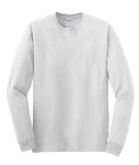 Gildan Heavy Cotton 100% Cotton Long Sleeve Custom T-Shirts in White