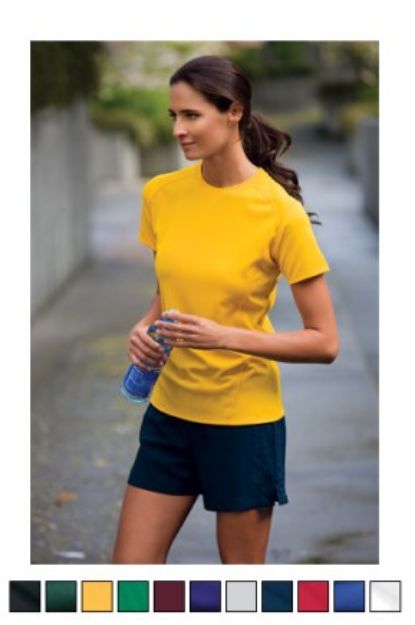 Sport-Tek Ladies Dry Zone Raglan Accent Custom T-Shirts