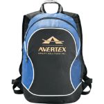 Boomerang Backpack in Royal Blue Custom Imprinted by Adco Marketing
