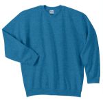 Gildan Heavy Blend Crewneck Embroidered Sweatshirts in Sapphire