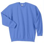Gildan Heavy Blend Crewneck Embroidered Sweatshirts in Carolina Blue