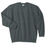 Gildan Heavy Blend Crewneck Embroidered Sweatshirts in Dark Heather