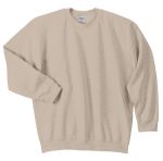 Gildan Heavy Blend Crewneck Embroidered Sweatshirts in Sand