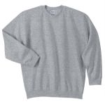Gildan Heavy Blend Crewneck Embroidered Sweatshirts in Sport Grey