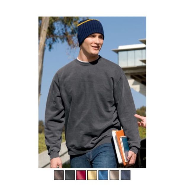 District Threads Pigment-Dyed Crewneck Custom Sweatshirts