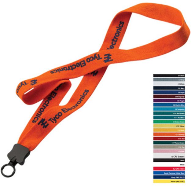 1" Knitted Cotton Promotional Lanyards