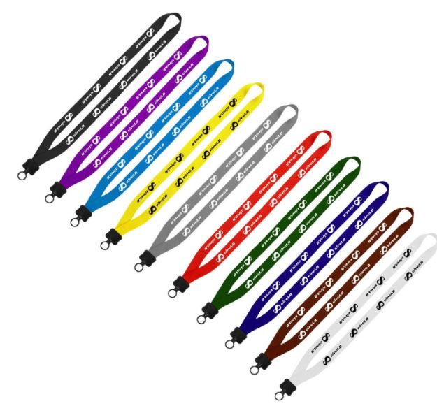 Custom Woven Nylon Lanyards