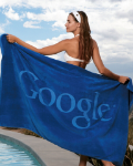 Navy Custom Beach Towel