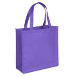 Purple tote bag for tradeshows