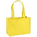 Custom Yellow Franklin Tote Bag by Adco Marketin