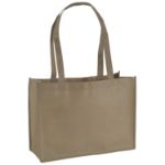 Custom Khaki Franklin Tote Bag by Adco Marketing