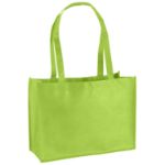 Custom Lime Green Franklin Tote Bag by Adco Marketin