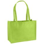 Custom Lime Green Franklin Tote Bag by Adco Marketin