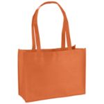 Custom Orange Franklin Tote Bag by Adco Marketin