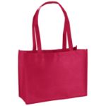 Custom Red Franklin Tote Bag by Adco Marketin