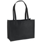 Custom Black Franklin Tote Bag by Adco Marketin