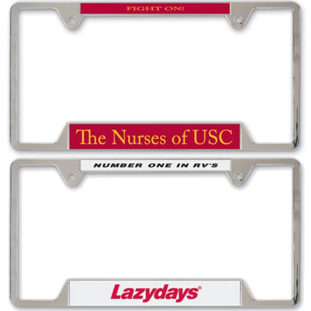 Metal License Plate Frames Customized