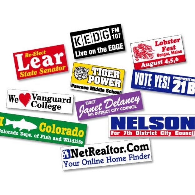 Custom Vinyl Bumper Stickers