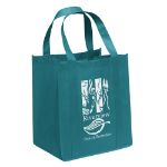 Teal Grocery Tote Bag