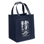 Navy Grocery Tote Bag
