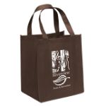 Brown Grocery Tote Bag