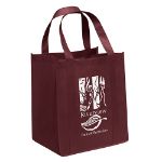 Burgundy Big Thunder Grocery Tote Customized with your logo by Adco Marketing