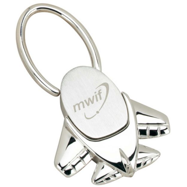 Custom Airplane Twist Lock Key Tags